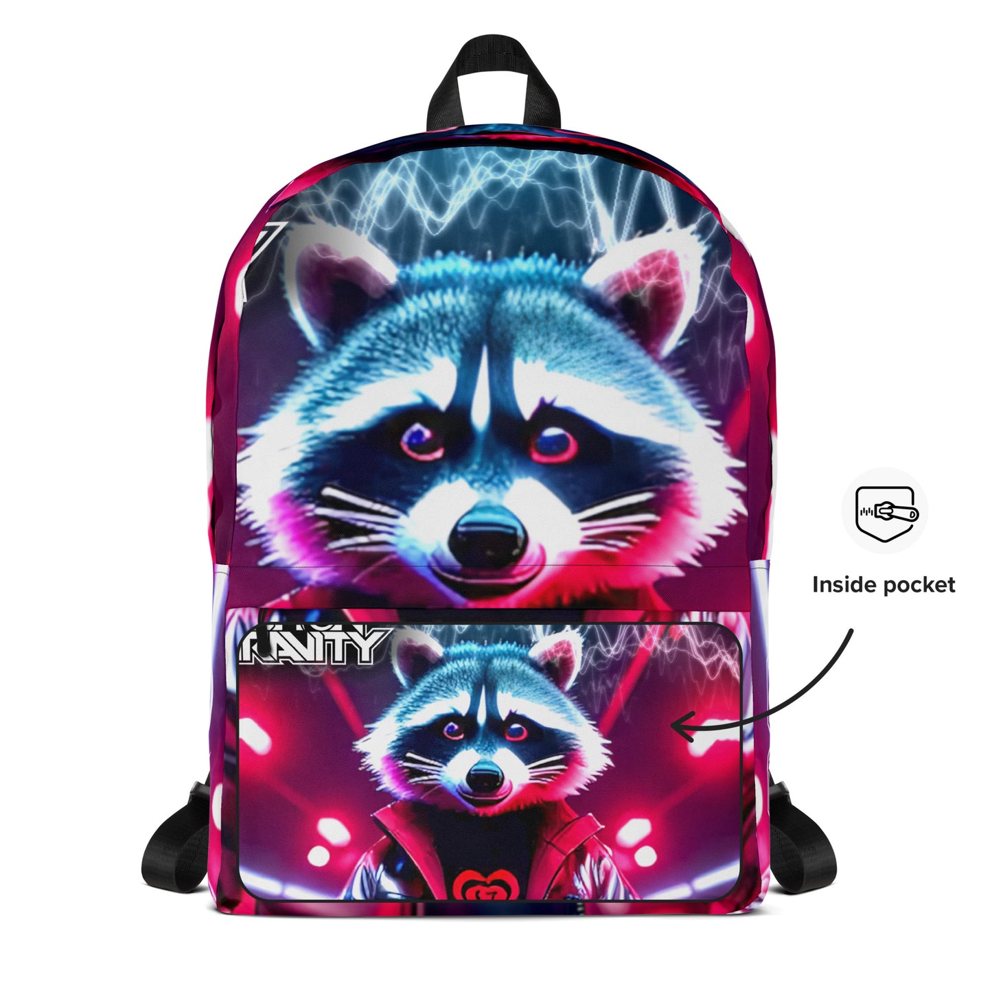 Backpack - Rolling Raccoon