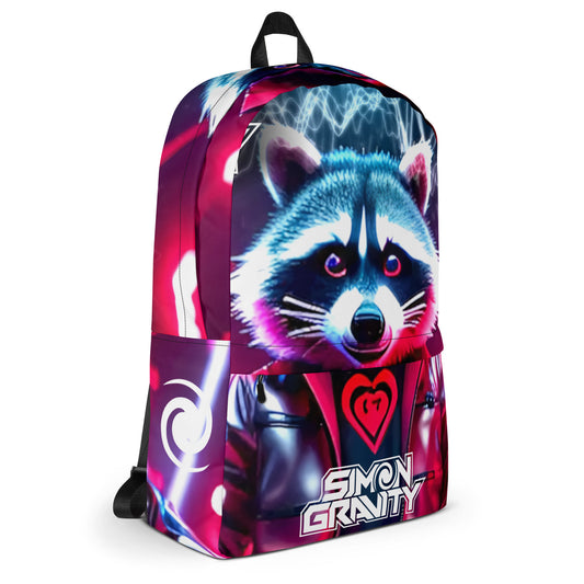 Backpack - Rolling Raccoon