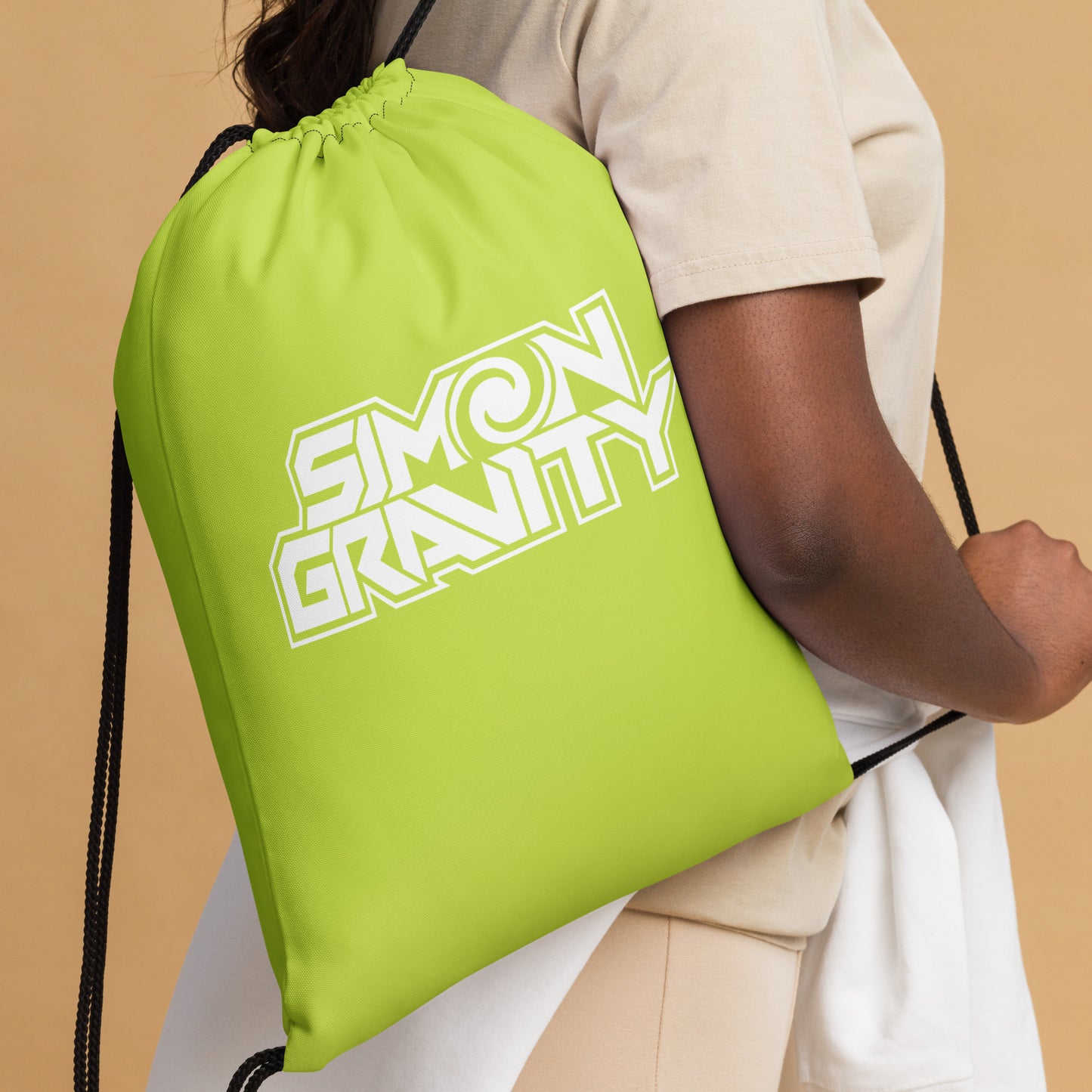 Drawstring bag, Green - Simon Gravity