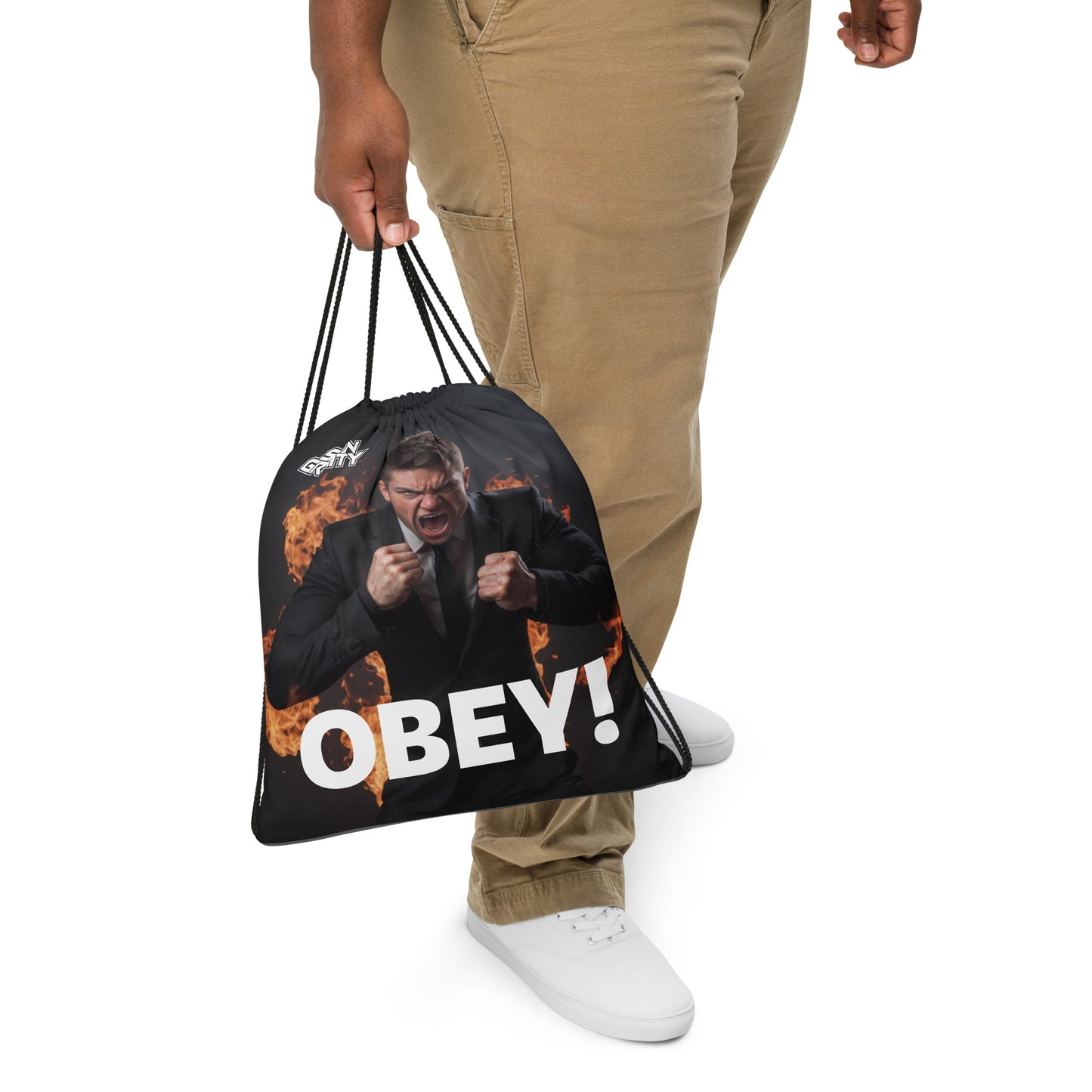 Drawstring Bag - Obey - Simon Gravity