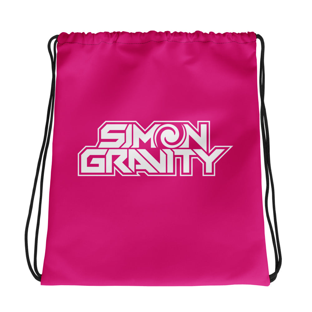 Drawstring bag, pink - Simon Gravity