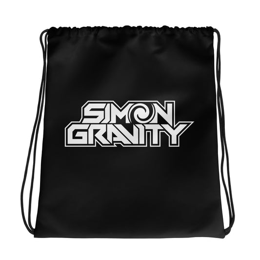 Drawstring bag, Black - Simon Gravity