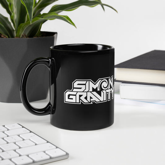 Black Glossy Mug - Simon Gravity