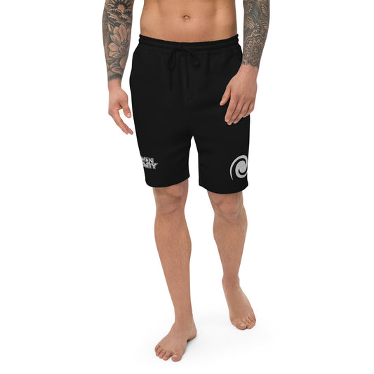 Men's fleece shorts, Black - Simon Gravity