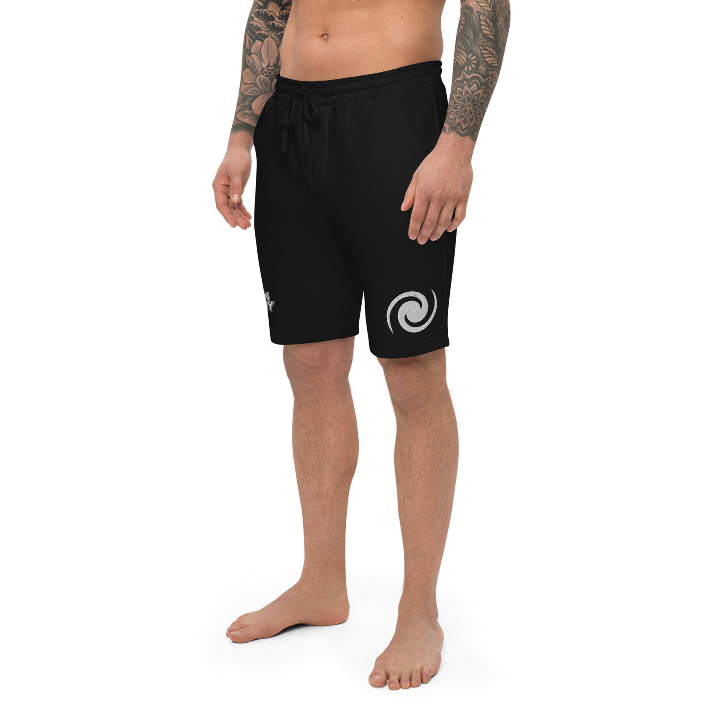 Men's fleece shorts, Black - Simon Gravity