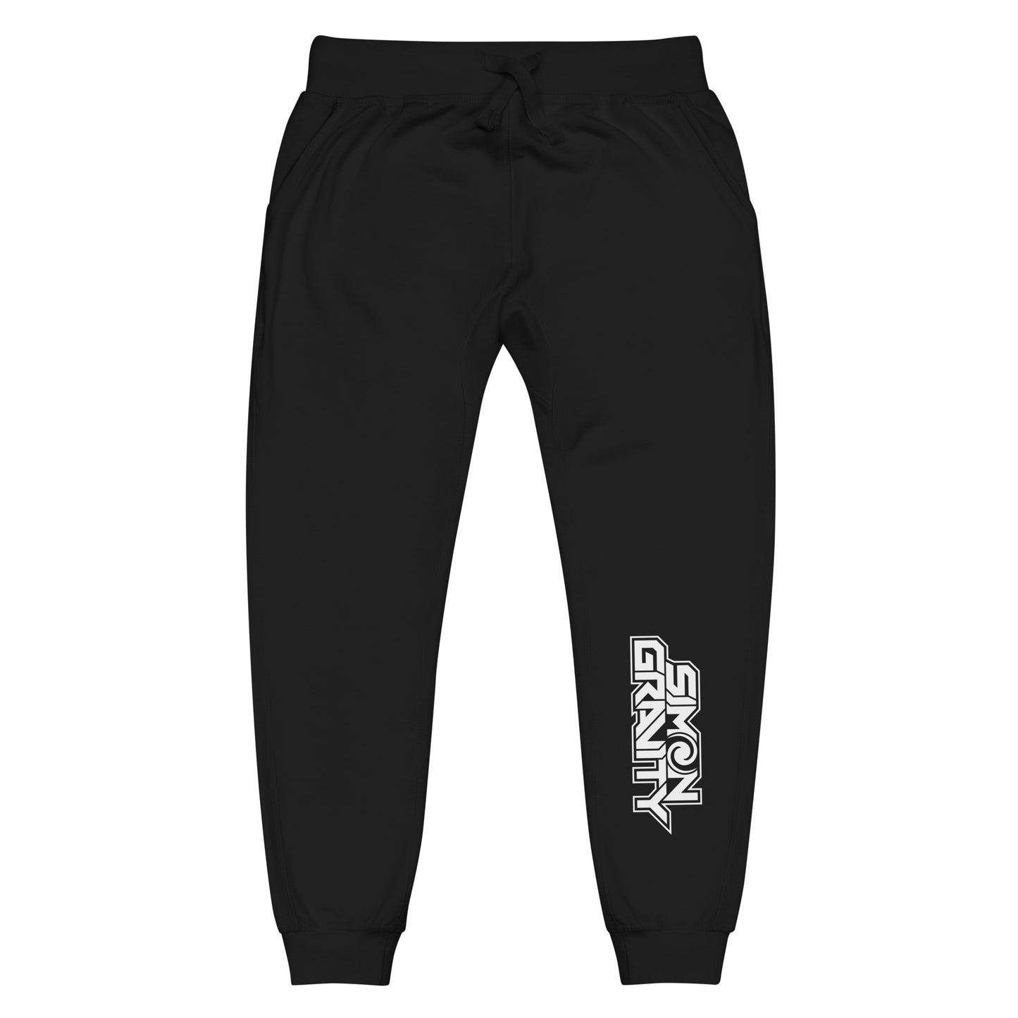 Unisex fleece sweatpants, Black - Simon Gravity