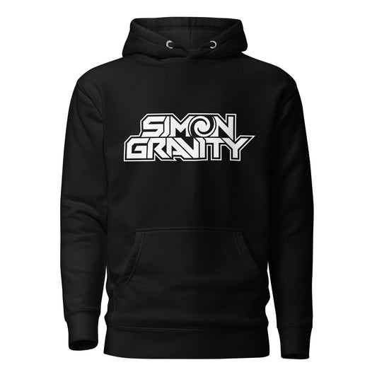 006 - Unisex Hoodie, Black - Simon Gravity