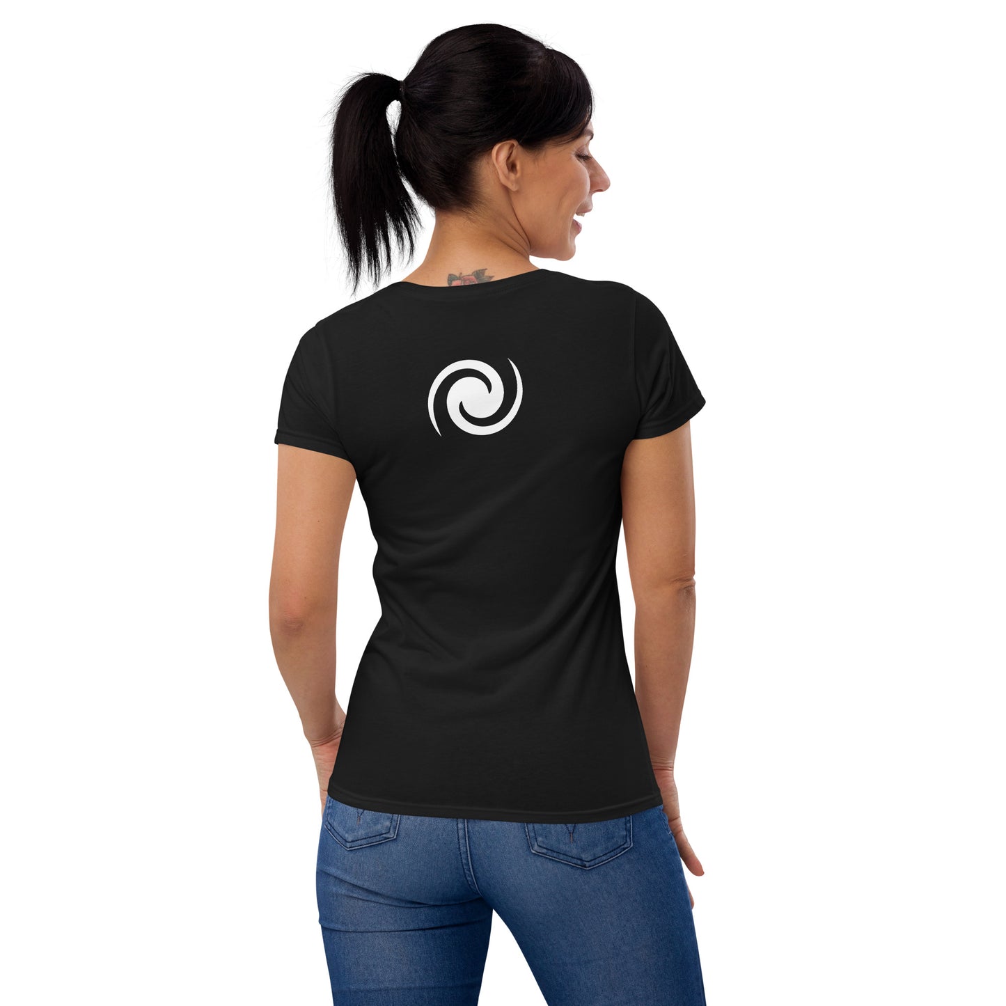 Women's short sleeve t-shirt, Black - Simon Gravity