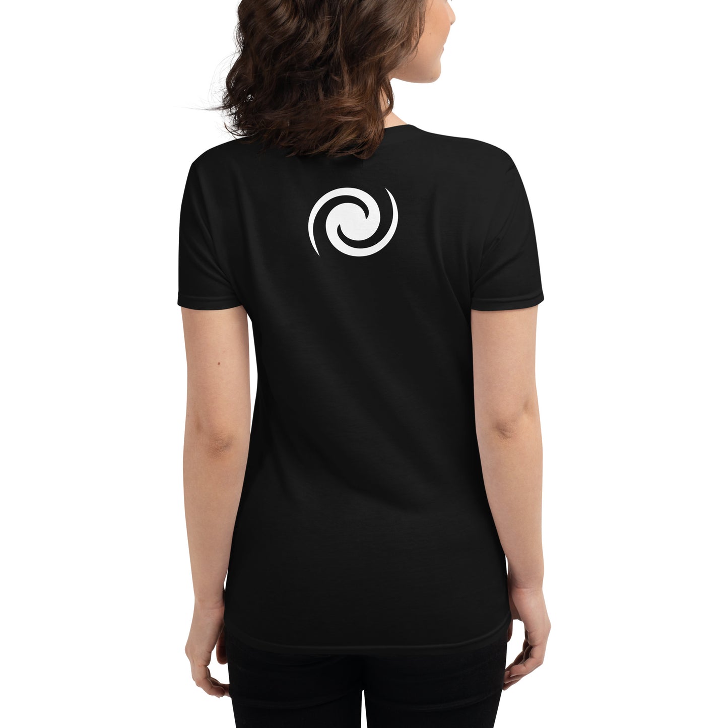 Women's short sleeve t-shirt, Black - Simon Gravity