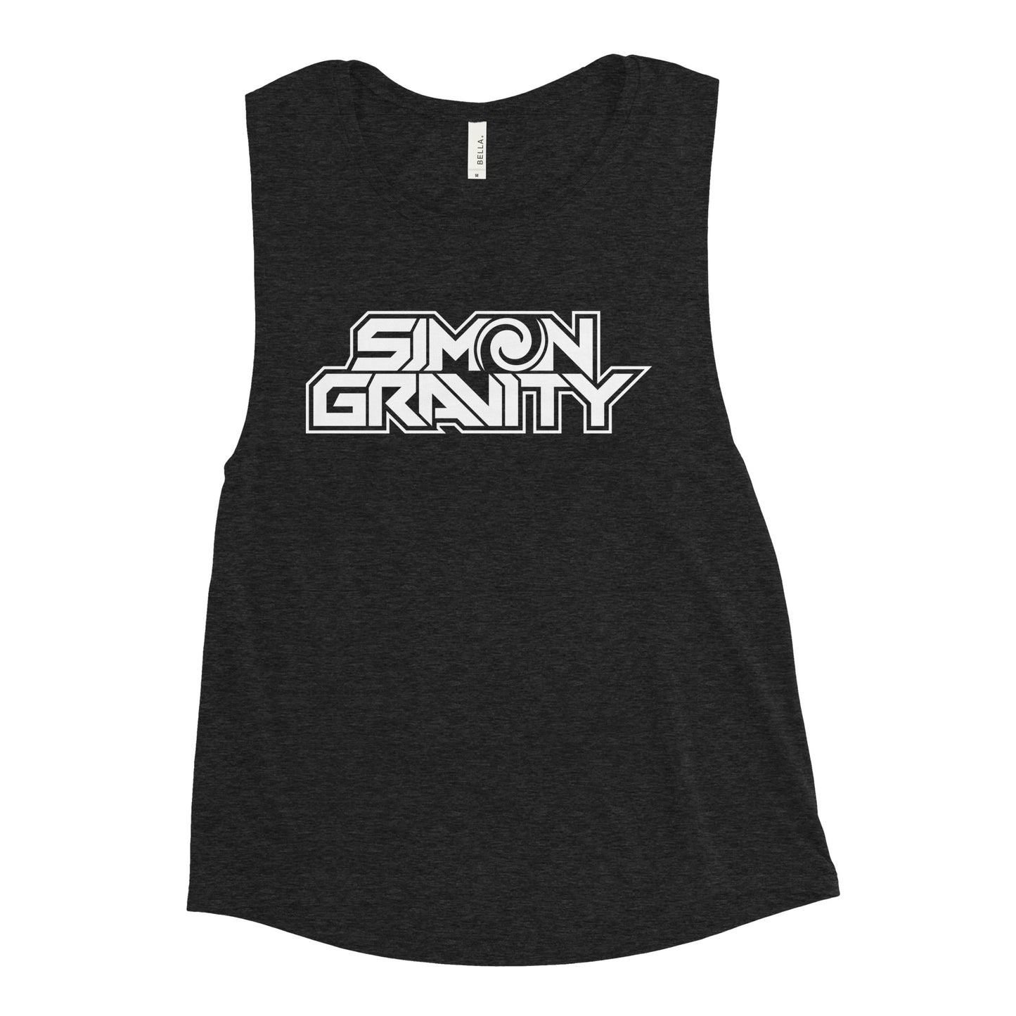 Ladies’ Muscle Tank, Black - Simon Gravity